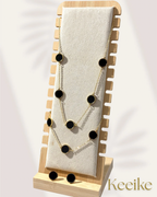 Luna Llena (Aretes, Collar y Pulsera)