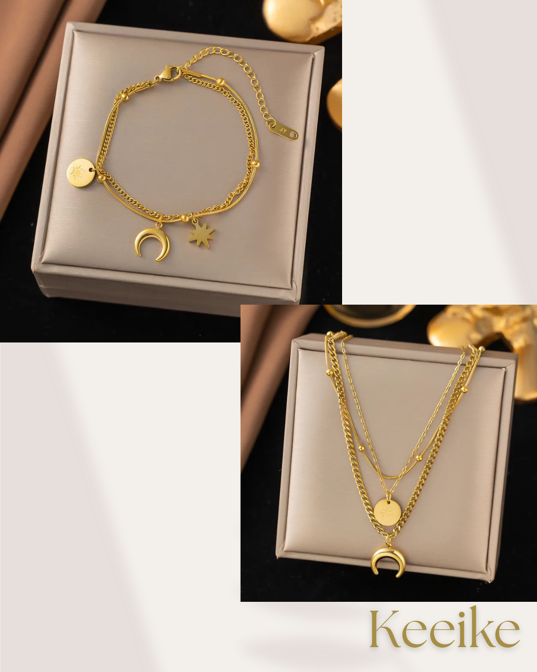 Lunëa (Collar y Pulsera)